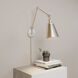 Evonne 24 inch 60 watt Modern Gold Swing Arm Sconce Wall Light